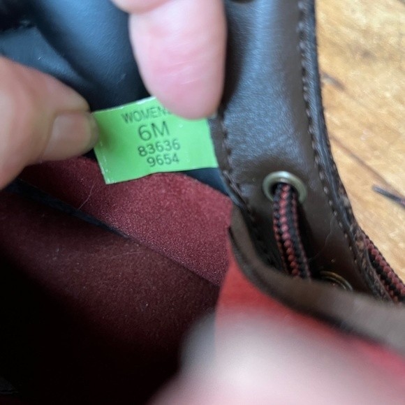 Schmidt Women’s Leather lace up steel toe safety boots size 6M - Picture 13 of 14